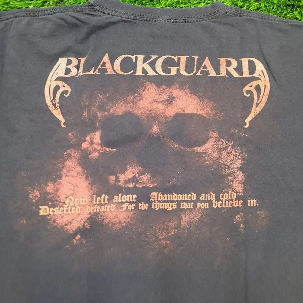 Blackguard Melodic Death Metal Band Tee Boxy Crop Y2K Fit Mens 2XL - Picture 6 of 7